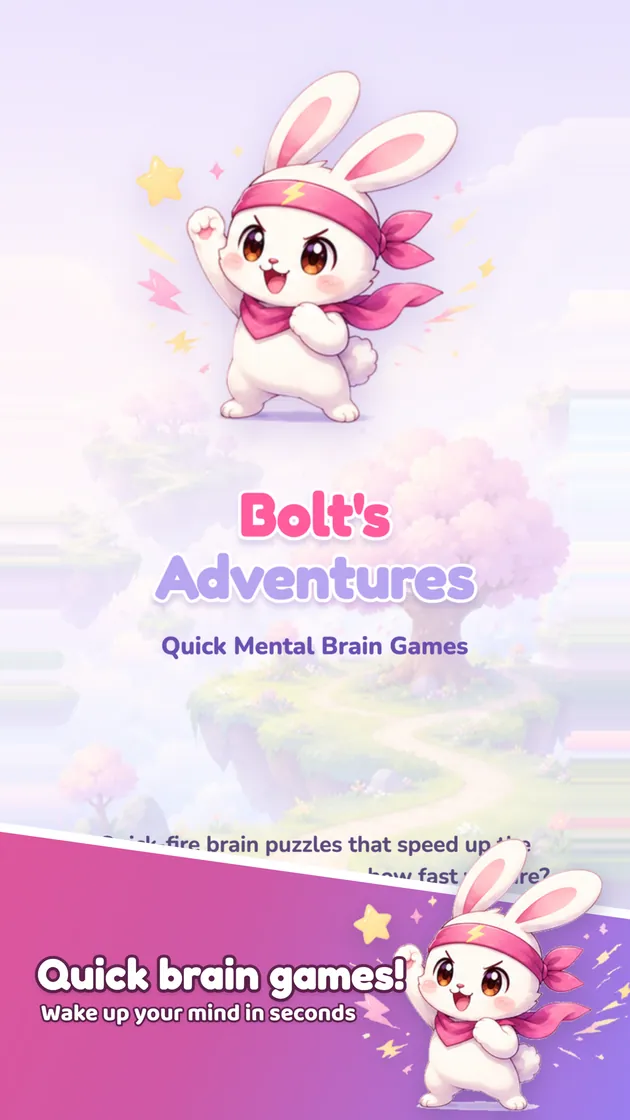 Title screen — Bolt's Adventures