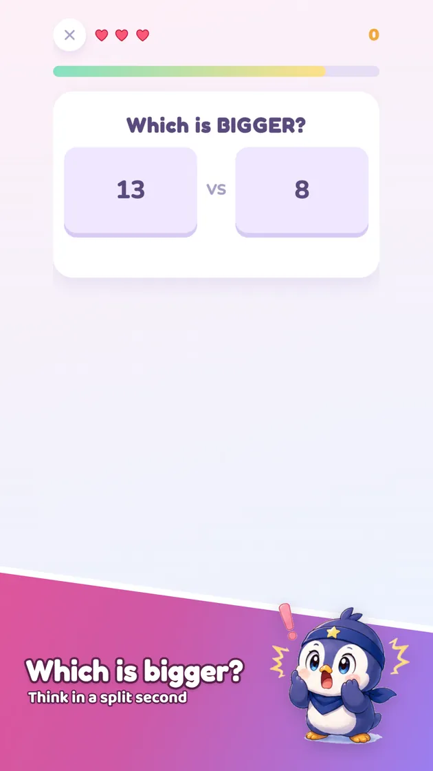 Gameplay — a which-is-bigger question
